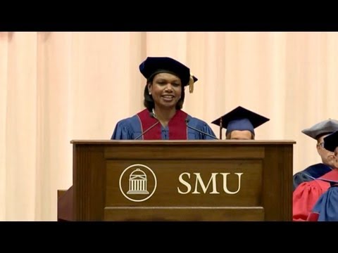 Condoleezza Rice at SMU Commencement